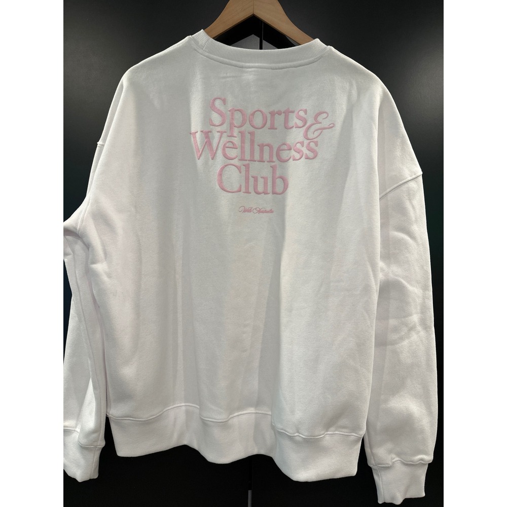 Wilo The Label Sports & Wellness Club Sweatshirt & Biker Short Set NWT Size L - Picture 3 of 6